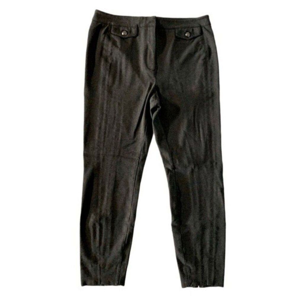 Talbots Gray Casual Pants - Women's Size 8, Excellent Preloved Condition